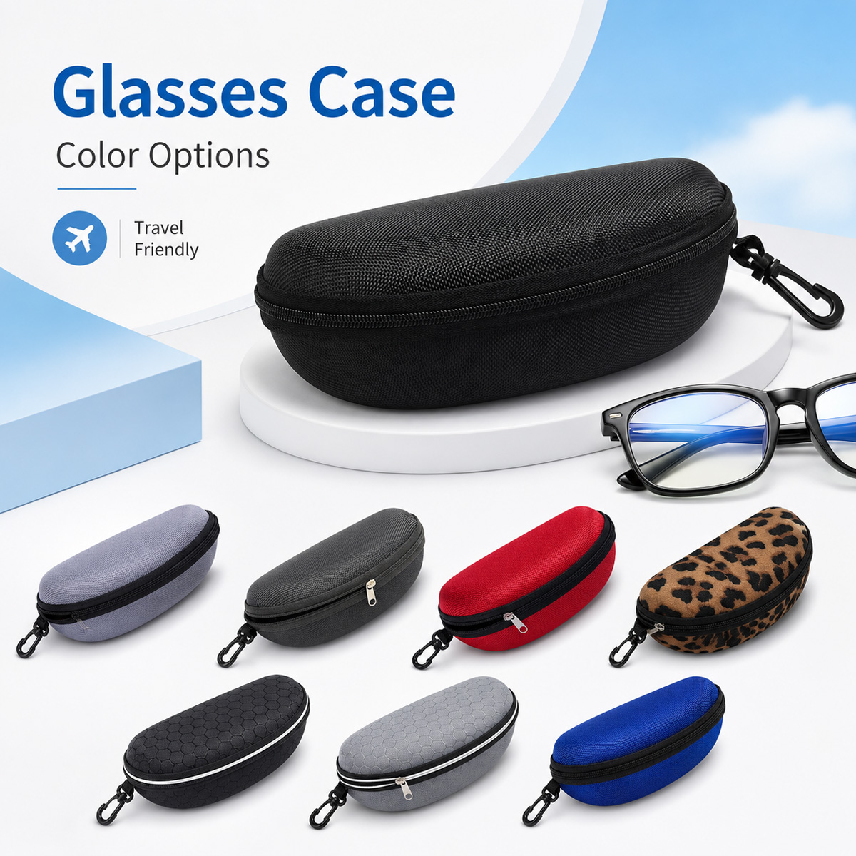 กล่องเก็บแว่นตาแบบแข็งป้องกัน  - Travel Reading Accessories บทวิจารณ์และราคา