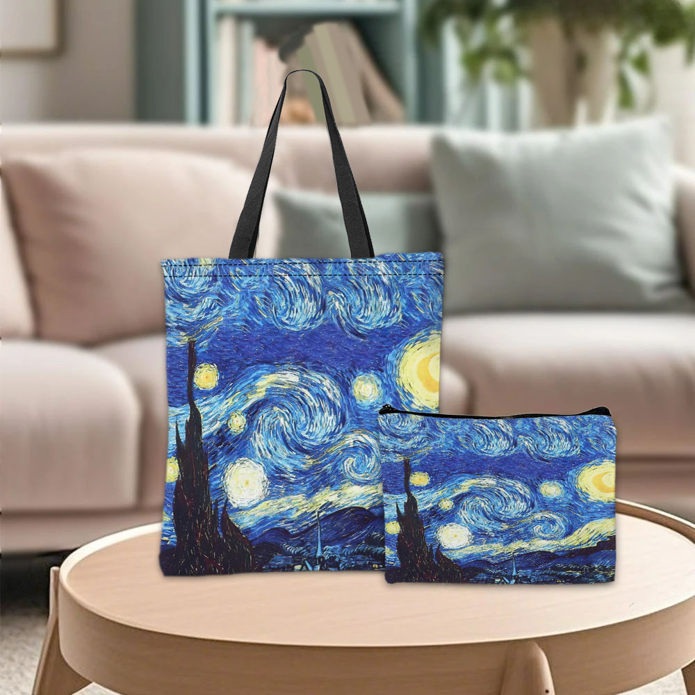 กระเป๋าโท้ทลายวานโก๊ะ กระเป๋าเ - Travel Accessories Pouch บทวิจารณ์และราคา