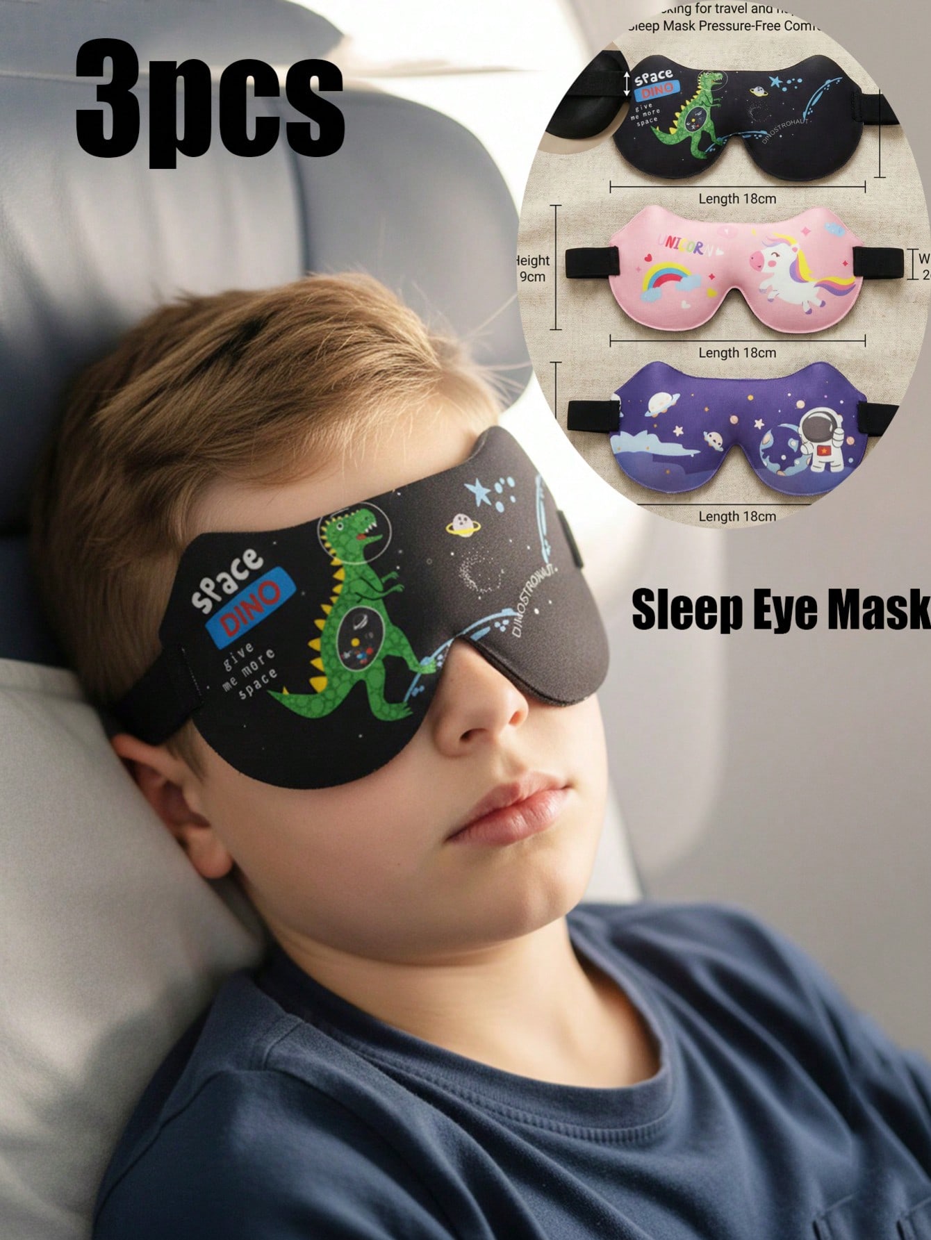 3 ชิ้น หน้ากากปิดตา 3 มิติ สำห - Eye Mask Sleep Travel บทวิจารณ์และราคา