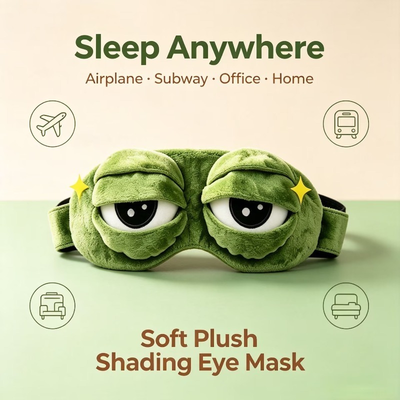 หน้ากากปิดตา 3D รูปกบสุดน่ารัก - Eye Mask Sleep Travel บทวิจารณ์และราคา