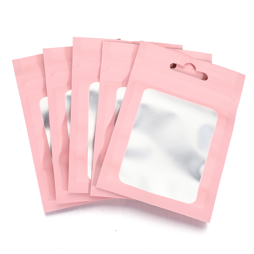 50ชิ้นสีดําฟอยล์กระเป๋านํามาใช - Reusable Zip Bag บทวิจารณ์และราคา