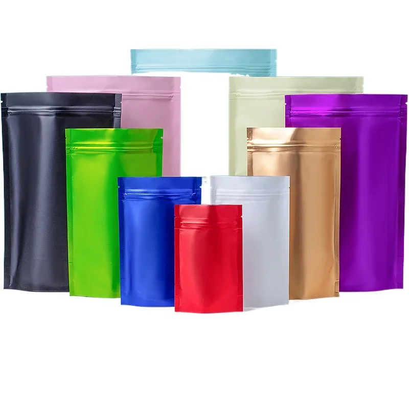100 ชิ้น Custom Matt สําเร็จรู - Reusable Zip Bag บทวิจารณ์และราคา