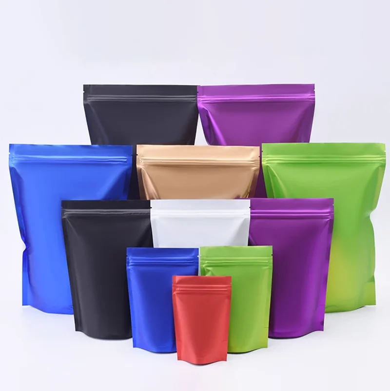 100 ชิ้น Custom Matt สําเร็จรู - Reusable Zip Bag บทวิจารณ์และราคา