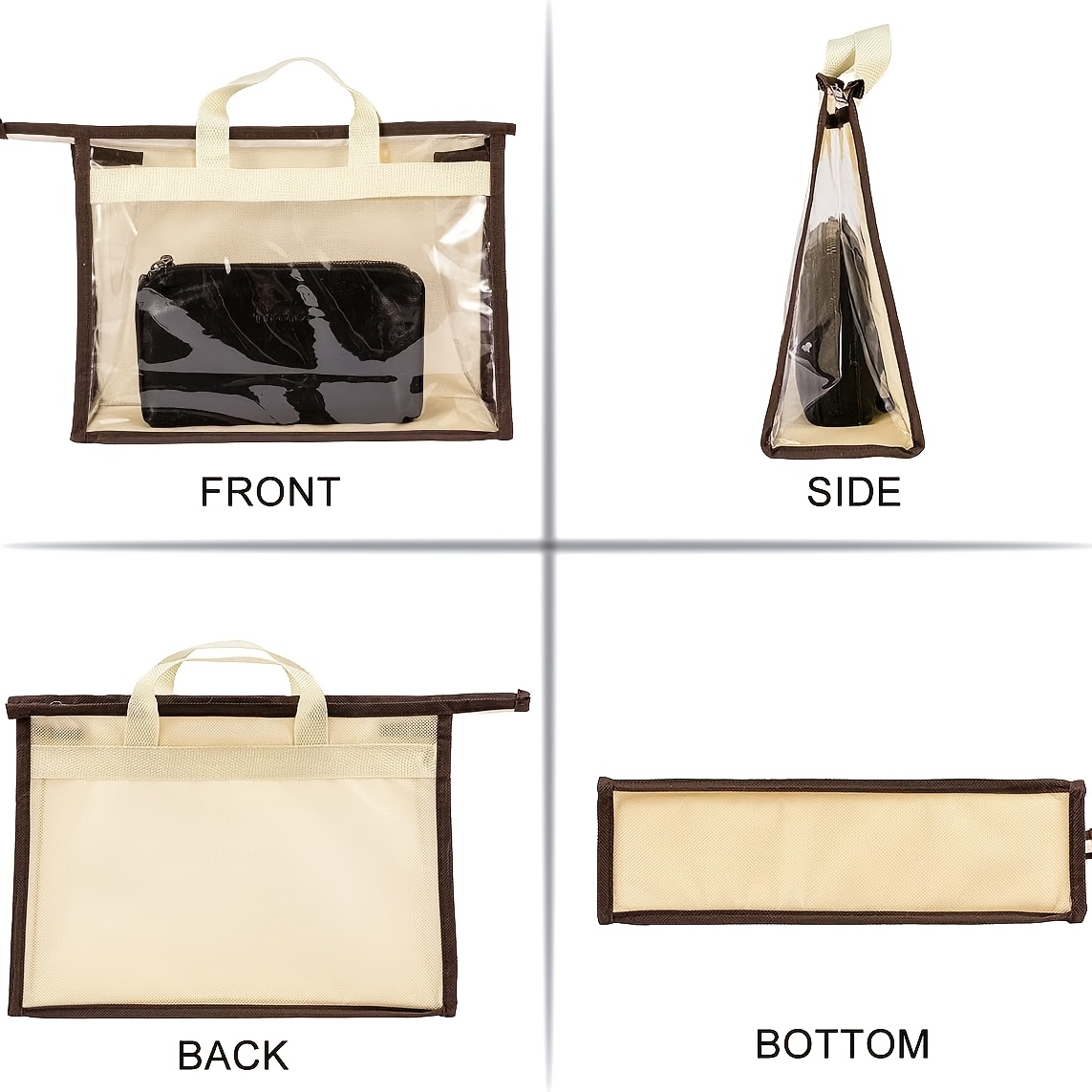 กระเป๋าเก็บของแบบโปร่งใสกันฝุ่ - Reusable Zip Bag บทวิจารณ์และราคา