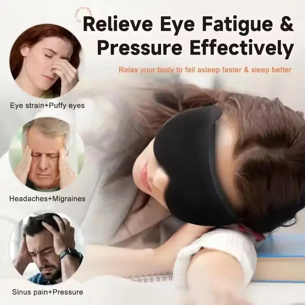 ใหม่ 3D หน้ากากปิดตาสำหรับนอนห - Eye Mask Sleep Travel บทวิจารณ์และราคา