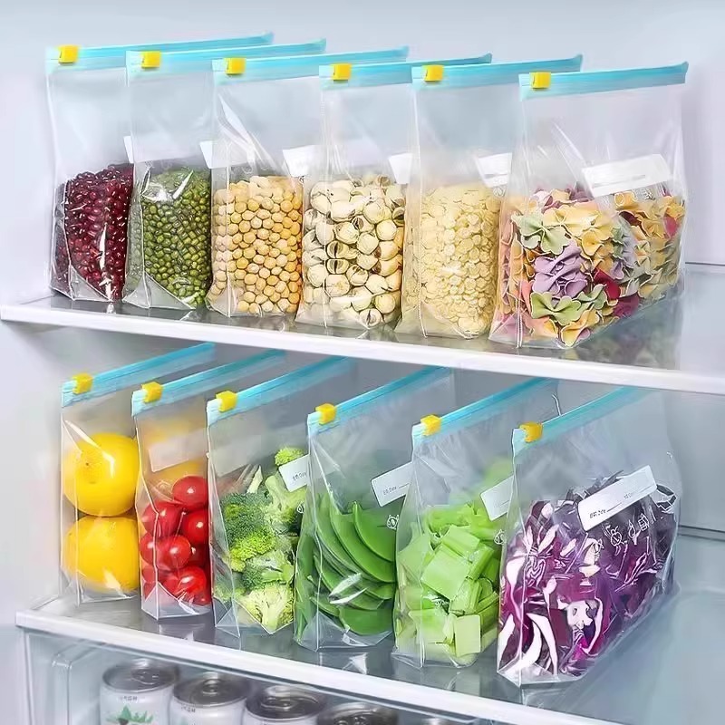 ถุงเก็บอาหารซิปล็อค, ถุงแช่แข็ - Reusable Zip Bag บทวิจารณ์และราคา