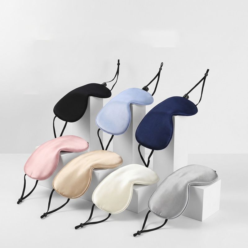 ผ้าปิดตาสำหรับนอนหลับทำจากผ้าไ - Eye Mask Sleep Travel บทวิจารณ์และราคา