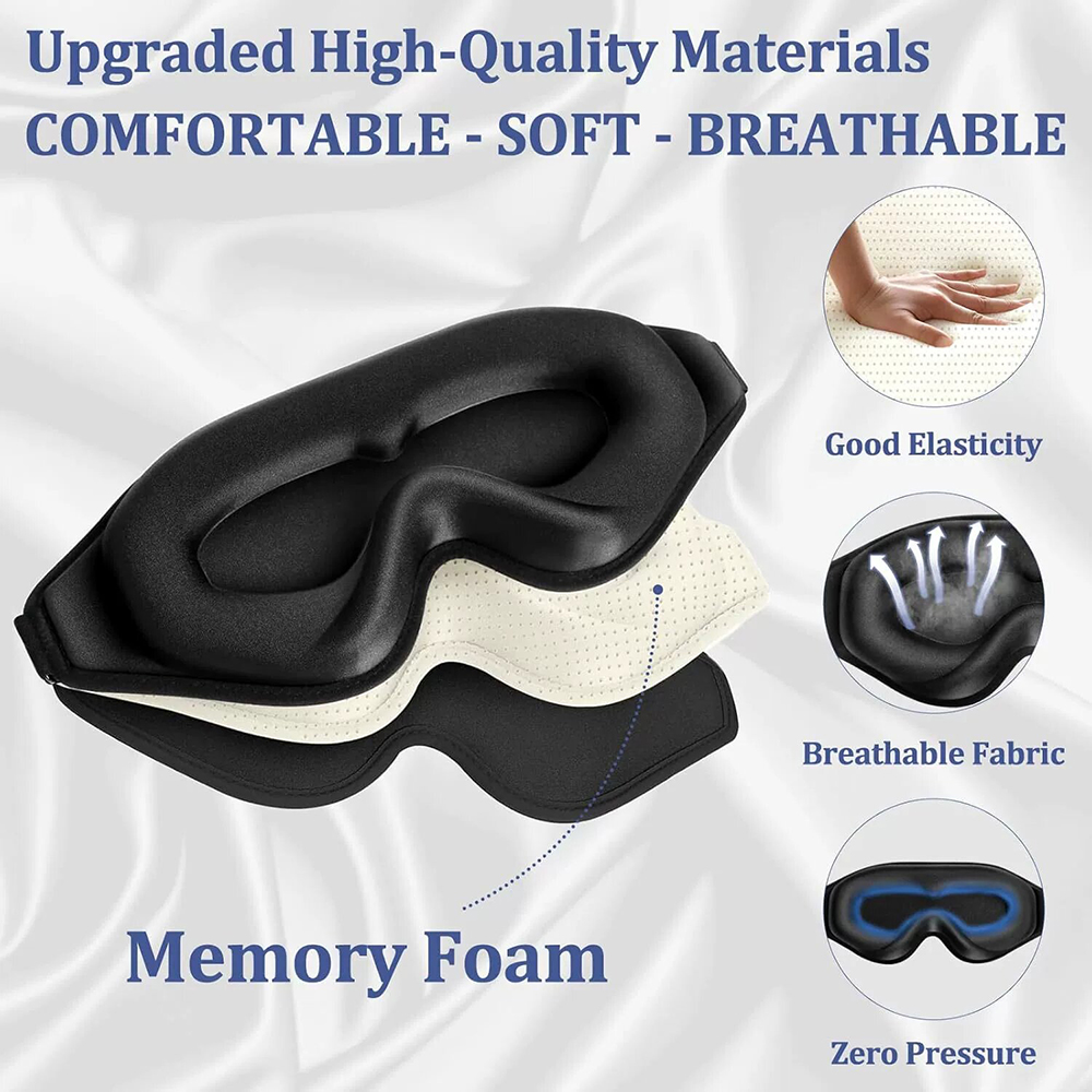ผ้าปิดตา 3 มิติ สวมใส่สบาย ระบ - Eye Mask Sleep Travel บทวิจารณ์และราคา