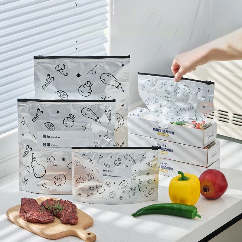 ใหม่【ถุงฟอยล์อลูมิเนียมขนาดใหญ - Reusable Zip Bag บทวิจารณ์และราคา