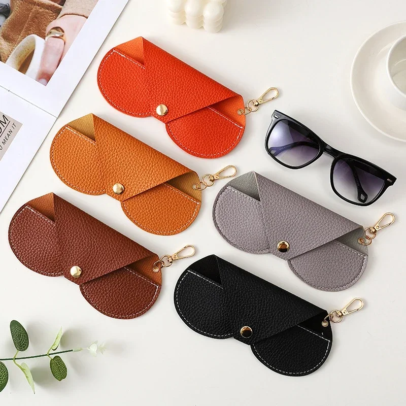 Litchi นูนแว่นตาน่ารักแขวน PU  - Travel Reading Accessories บทวิจารณ์และราคา