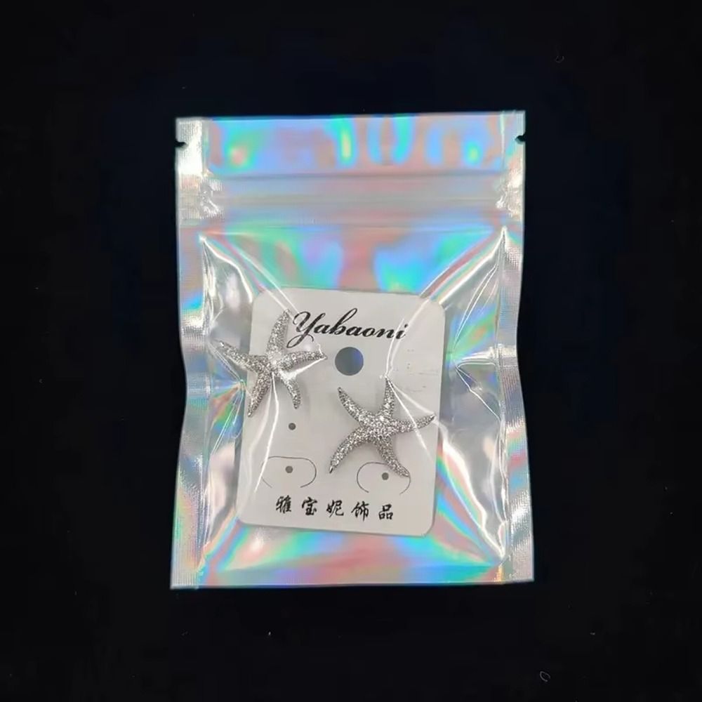 ถุงซิปล็อคสีเลเซอร์โฮโลกราฟิก  - Reusable Zip Bag บทวิจารณ์และราคา