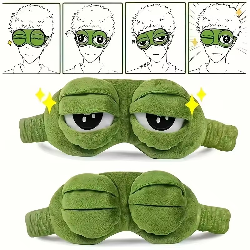 หน้ากากปิดตา 3D ลายกบ สำหรับกา - Eye Mask Sleep Travel บทวิจารณ์และราคา