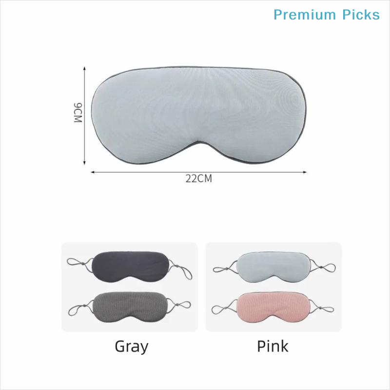 หน้ากากปิดตาผ้าไอซ์ซิลค์แบบพกพ - Eye Mask Sleep Travel บทวิจารณ์และราคา