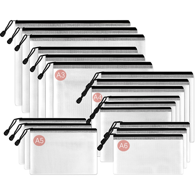 ถุงเก็บของซิปตาข่ายกระเป๋าเอกส - Reusable Zip Bag บทวิจารณ์และราคา